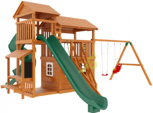 Детские площадки ИграГрад - Детская деревянная площадка "IgraGrad Домик 4"