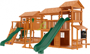 Деревянные домики - Детская деревянная площадка "IgraGrad Домик 6"