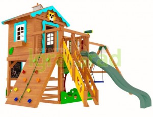 Деревянные домики - Детская деревянная площадка "IgraGrad Домик 1"