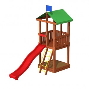 Деревянные детские площадки - Игровой комплекс Джунгли 2