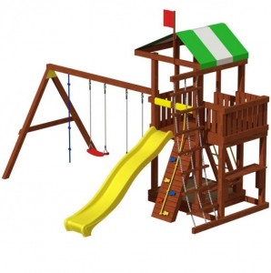Деревянные детские площадки - Игровой комплекс Джунгли 9СЛ