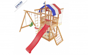 Детские игровые комплексы Самсон - Детская площадка для дачи Тасмания ЛЮКС