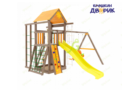 Спецпредложения - Детская площадка IgraGrad "Панда Фани Fort" с сеткой