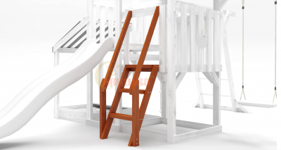 Комплектующие для детских площадок - Лестница с деревянными перилами для серии TooSun
