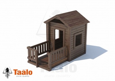 Деревянные домики - Серия N модель 4 - БЕСЕДКА (закрытая) с верандой