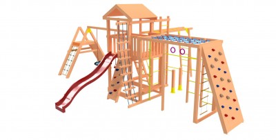Уличные игровые комплексы для дачи - Детские игровые площадки Максон Мини 3