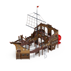 Товары - Детский игровой комплекс «Фрегат» деревянный