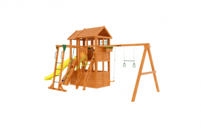 Детские площадки ИграГрад - Детская площадка для дачи "Клубный домик 2 с рукоходом"