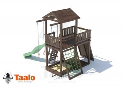 Детские комплексы с балконом - Серия В1 модель 2 игровой комплекс для дачи