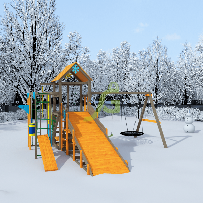 Детские площадки ИграГрад - Детская площадка IgraGrad Спорт 1 с зимним модулем