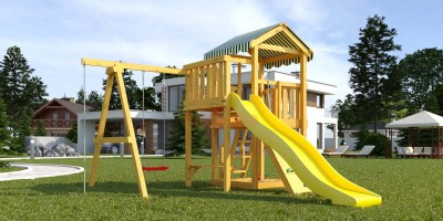 Детская площадка Савушка Мастер 1 Plus (горка 3 метра)