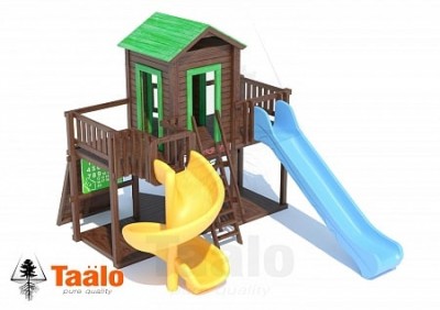 Детские игровые площадки TAALO из лиственницы - Серия E модель 1 - детская игровая конструкция