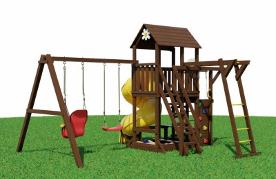 Детская игровая площадка Космо -2 с трубой